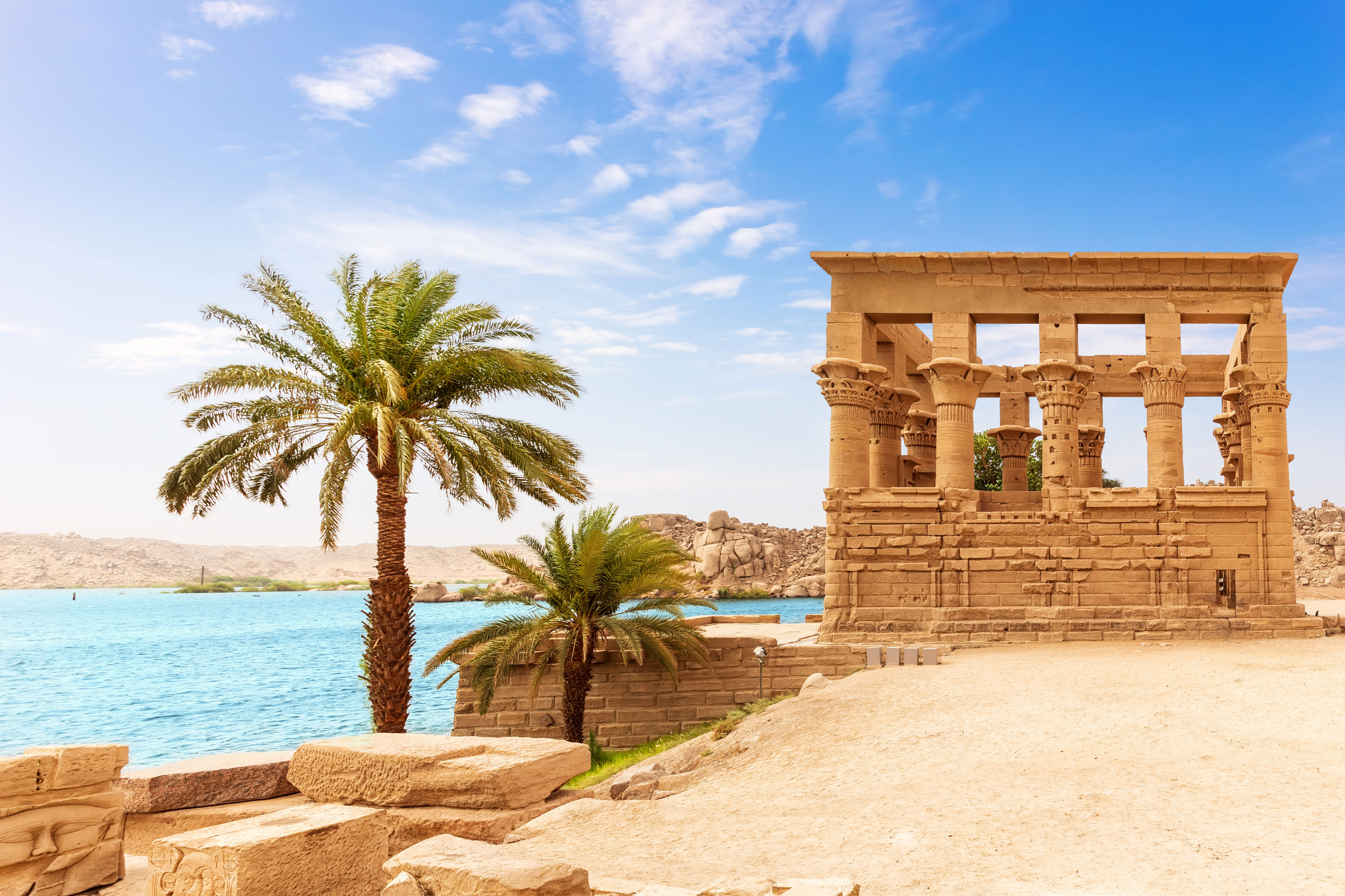 Trajan's,Kiosk,Of,The,Philae,Temple,By,The,Nile,,Aswan,